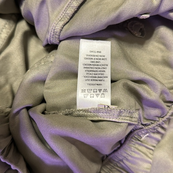 NEW WITH TAGS CYNTHIA ROWLEY LYOCELL TIE WAIST PANTS SIZE XL - Picture 5 of 5